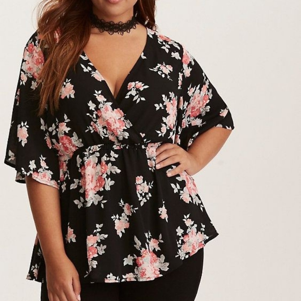 Torrid Floral Blouse *sz 3*